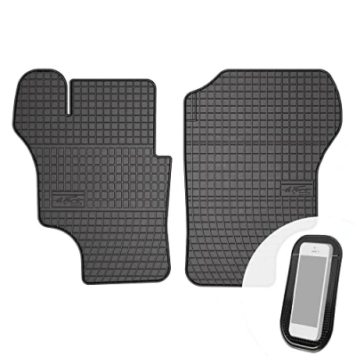 Abbildung von Gummimatten Auto Fußmatten Gummi Automatten Passgenau 2 teilig Set passend für VW Transporter III T3 1979 1991