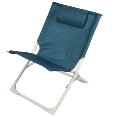 Abbildung von Sunnydays Campingstuhl klappbarer Strandstuhl mit Kissen Klappstuhl, Faltstuhl