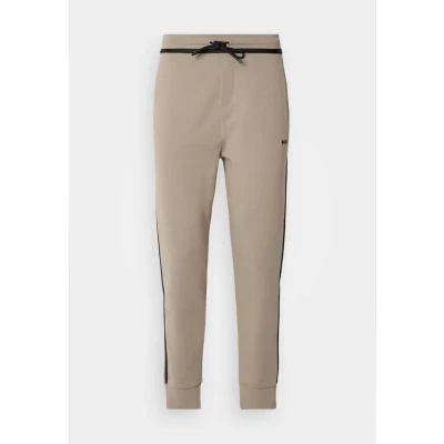 Abbildung von BOSS Hadiko TAPE Jogginghose, Herren, Größe: Small, Light pastel green