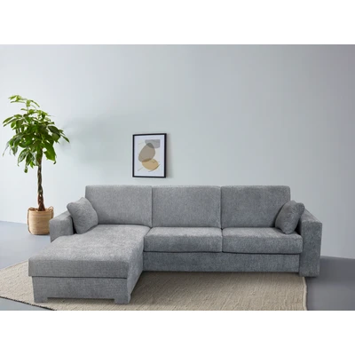 Abbildung von Home affaire Ecksofa Roma &quot;L&quot; Dauerschlaffunktion, mit Unterfederung, Matratzenhöhe 14cm, Liegemaße ca 163x198 cm, L Form