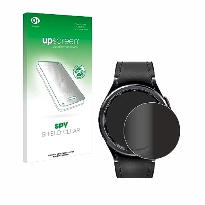 Abbildung von upscreen Anti Spy Blickschutzfolie für Samsung Galaxy Watch 6 Classic (47 mm) Privacy Screen Displayschutz Folie [Sichtschutz, Blaulichtfilter]
