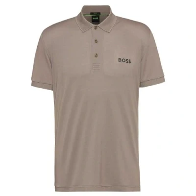 Abbildung von BOSS Paule Poloshirt, Herren, Größe: Large, Beige