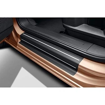 Abbildung von Volkswagen 2K8071310AZMD Einstiegsleisten Schutzfolie Zierstreifen, schwarz/Silber, nur für Fahrzeuge mit langem Radstand (PR Code 02B)