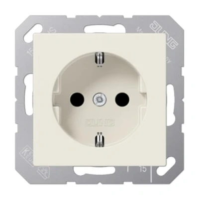 Abbildung von JUNG 1520 Schuko Steckdose 16 A 250 V Serie weiß