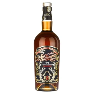 Abbildung von Ron Millonario 10 Reserva Aniversario Jahre gereift Noten von Südfrüchten, Eichenholz &amp; Rauch Exquisiter Column Still Premium Rum Hergestellt aus peruanischem Zuckerrohr 700ml 40% vol.