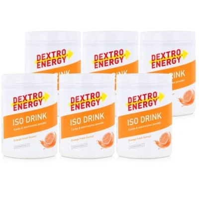 Abbildung von Isotonisches Getränkepulver von Dextro Energy Iso Fast Orange Fresh 440g (6er Pack)
