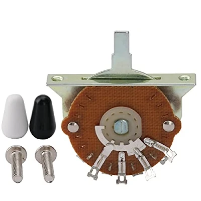 Abbildung von Musiclily Pro 5 Weg Pickup Wahlschalter Blade Switch für Import Fender Strat Style E Gitarre