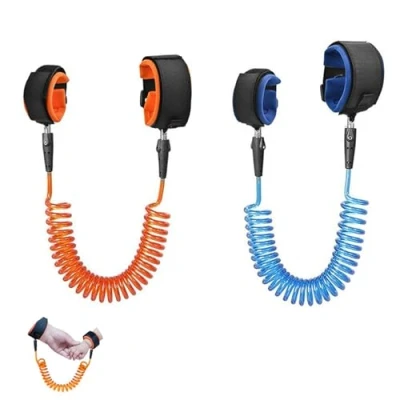 Abbildung von Locisne 2 Pack Baby Anti verlorene Gürtel, Kids Safty verloren gehen Hand Gürtel Handgelenk Link Bungee Leine Sicherheit Kleinkind Harness