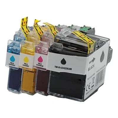 Abbildung von OBV 4X kompatible Patronen als Ersatz für Brother LC 422XLVAL MFC J5340DW J5340DWE J5345DW J5740DW J6540DW J6540DWE J6590DW J6940DW