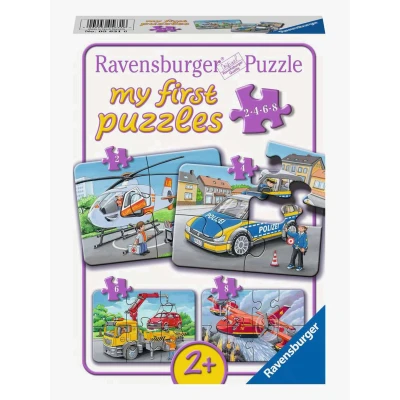 Abbildung von Ravensburger Meine Einsatzfahrzeuge Puzzle für Kinder, Größe: One Size, Mehrfarbig