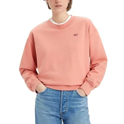 Abbildung von Levi&#039;s Standard CREW Sweatshirt, Damen, Größe: XXS, Terra cotta