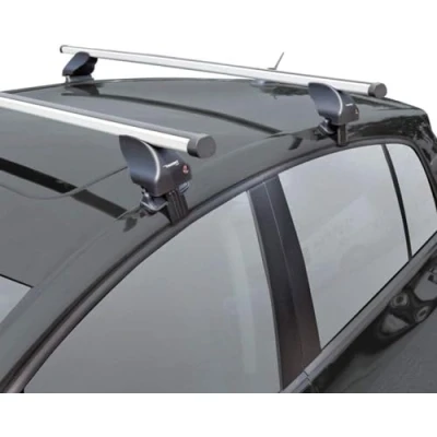 Abbildung von Dachträgersatz Twinny Load Aluminium A50 kompatibel mit Volvo S60/V60/V40 2010 (für Fahrzeuge ohne Dachreling)
