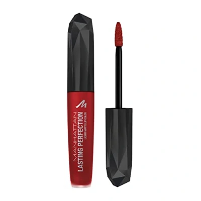 Abbildung von Manhattan Cosmetics Lasting Perfection Liquid Matte Lip Color Stain redy for, Damen, Größe: 5.5 ml, Red y for