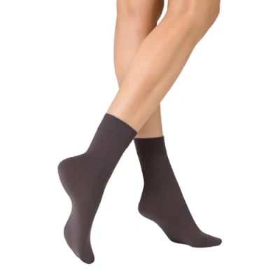 Abbildung von KUNERT Damen Socken Sensual Merino druckfreier Bund 150 DEN Antracite 8140 39 42