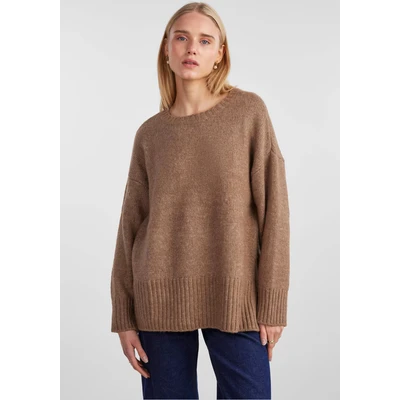 Abbildung von Pieces Nancy Strickpullover, Damen, Größe: Large, Fossil