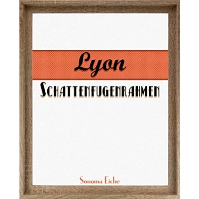 Abbildung von BIRAPA Lyon Keilrahmen für Canvas 30,5x40,5 cm in Sonoma Eiche, Rahmen Leinwände, Leerrahmen Leinwand, Schattenfugenrahmen Keilrahmen, Leinwand