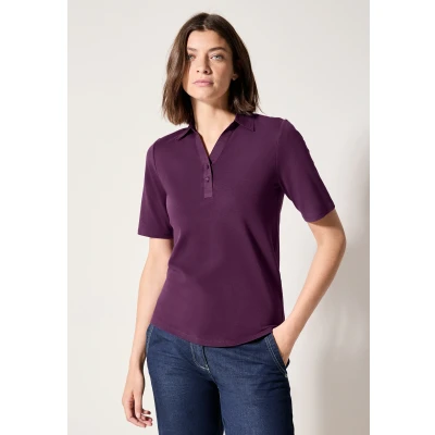Abbildung von Cecil Poloshirt, Damen, Größe: Large, Lila