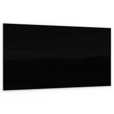 Abbildung von ALLboards Glas Magnettafel Schwarz 200x100cm Black Glassboard Rahmenlos Memoboard aus Glastafel Magnetwand zum Beschriften Magnetische Tafel Wandbild Gehärtetes
