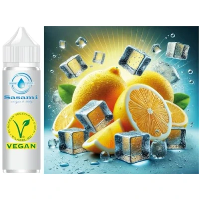 Abbildung von Lemon Ice Zitrone Aroma Konzentrat Vegan Sasami 10ml