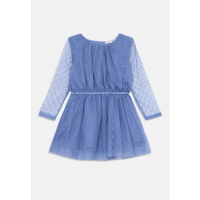 Abbildung von NAME IT Mädchen Nkfvabos Ls Dress Noos, Blue Ice, 110