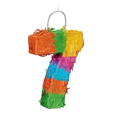 Abbildung von relaxdays Pinata Mini Zahl 7