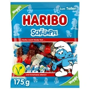 Abbildung von HARIBO Schlümpfe veggie, 20er Pack (20 x 175g)