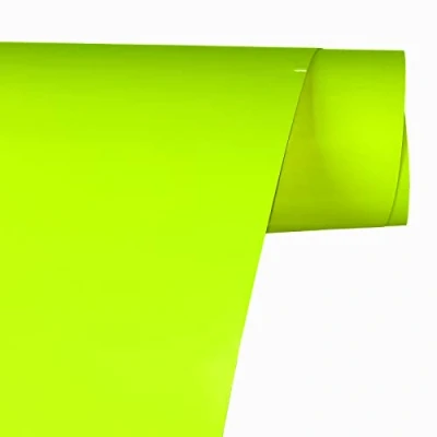 Abbildung von FORBELL Plotterfolie Textil, 30.5cmx3m Textil Bügeltransferfolie (Neon Gelb)