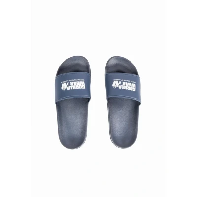 Abbildung von Gorilla Wear Pasco Pantolette flach, Größe: 44, Dark blue Schuhe