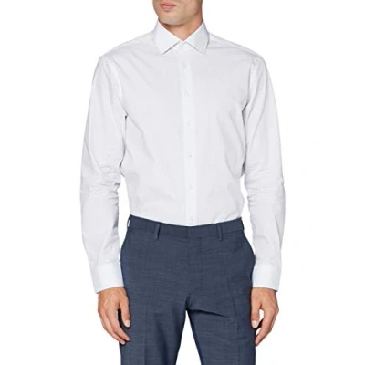 Abbildung von Seidensticker Herren Business Hemd, hellblau, 43
