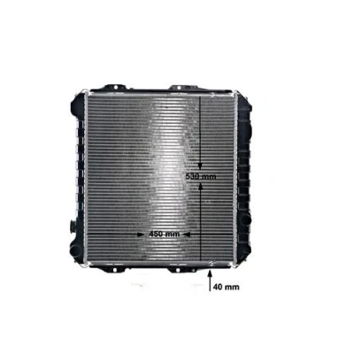 Abbildung von MAHLE ORIGINAL CR 758 001S Kühler, Motorkühlung 450mm 530mm 40mm Kühlrippen gelötet TOYOTA: HILUX 5 Pick up