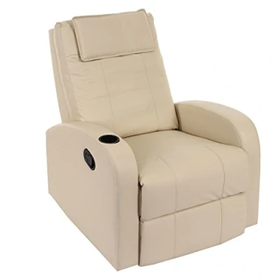 Abbildung von Mendler Fernsehsessel Durham, TV Sessel Relaxsessel Liegesessel, Kunstleder Creme