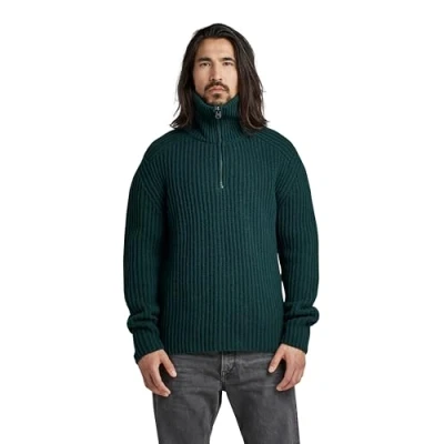 Abbildung von G Star Chunky Skipper Strickpullover, Herren, Größe: Small, Laub