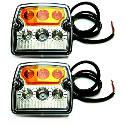 Abbildung von MelTruck 2x LED Blink Positionsleuchte Standlicht Blinker 12V 24V LKW Anhänger Traktor