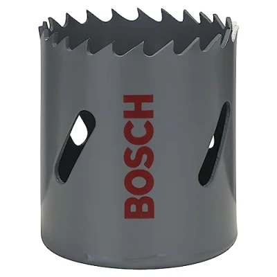 Abbildung von Bosch Accessories Professional 1x Lochsäge HSS Bimetall für Standardadapter (für Metall, Aluminium, rostfreiem Edelstahl, Kunststoffen und Holz, Ø 46 mm, Zubehör Bohrmaschine)