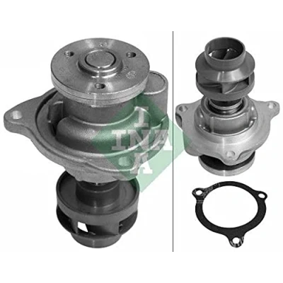 Abbildung von INA 538 0263 10 Wasserpumpe für Keilrippenriementrieb FORD: FIESTA 5, Fusion Kombi, 5 Van