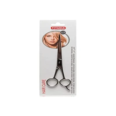 Abbildung von TITANIA Haarschere mit Haken, Circa 13 cm, Rostfrei, 1er Pack (1 x 49 g)