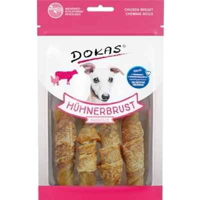 Abbildung von Dokas Hühnerbrust Kaurolle 90G