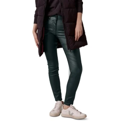 Abbildung von Cecil Beschichtete Stoffhose, Damen, Größe: 31x30, Fir green
