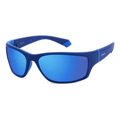 Abbildung von Polaroid Unisex PLD 2135/s Sunglasses, ZX9/5X Blue Azure, 65