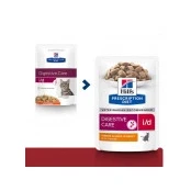 Abbildung von Hills Prescription Diet Feline I/D Digestive Care Huhn 12x85 gr mit Ac...