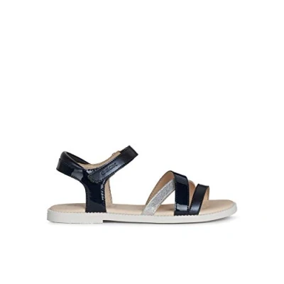 Abbildung von Geox JR Karly Riemensandalette für Kinder, Größe: 28, Blau Schuhe