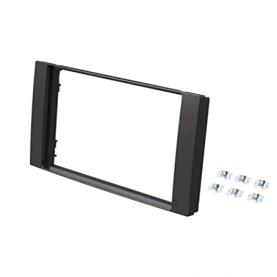 Abbildung von Audioproject A118 Autoradio Radioblende Doppel DIN kompatibel für Ford C Max Focus Fiesta Fusion S Kuga 2DIN Einbaurahmen schwarz