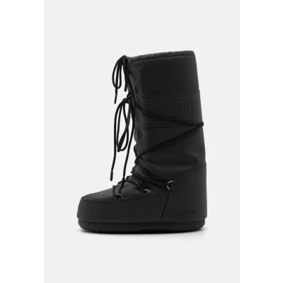 Abbildung von Moon Boot ICON Unisex Schnürstiefel, Größe: 35 38, Black Schuhe