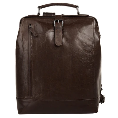 Abbildung von X Zone Laptoprucksack, echt Leder