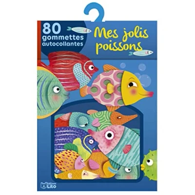Abbildung von Mes gommettes Lito : jolis poissons De 3 à 5 ans: 80 autocollantes