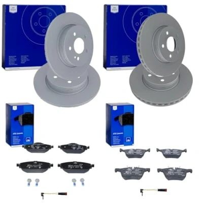 Abbildung von ATE Bremsscheiben + CERAMIC vorne hinten passend für C Klasse W205 S205