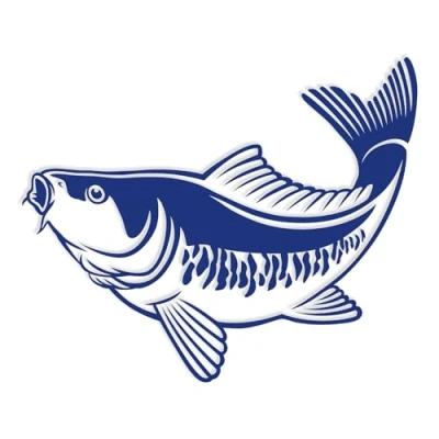 Abbildung von Finest Folia Fisch Aufkleber für Auto Motorrad Boot Schlauchboot Angelbox Sticker Autoaufkleber Angler Fische selbstklebend wetterfest wasserfest K174 (Königsblau, Motiv 09)