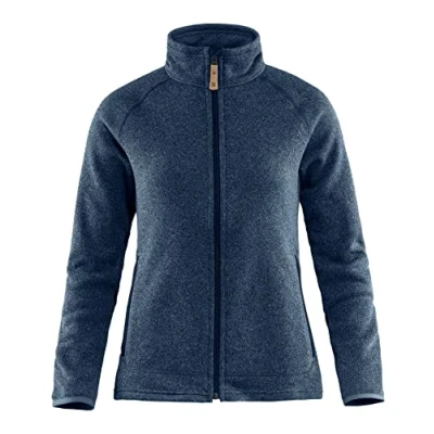Abbildung von Fjallraven Womens Övik Fleece Zip Sweater W Sweatshirt, Navy, L