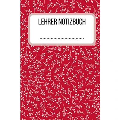 Abbildung von Lehrer Notizbuch: Notizen machen Schreibheft Organizer Geschenkidee 120 Seiten