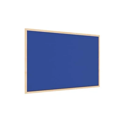 Abbildung von ALLboards Filztafel mit Holzrahmenn 90x60 cm, Blau